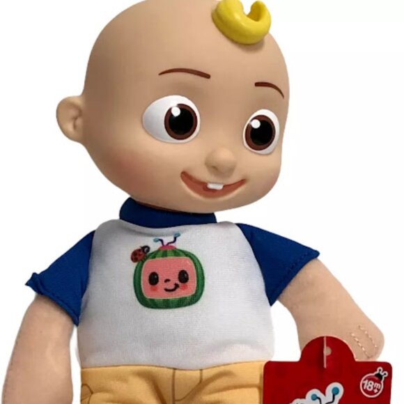 CoComelon JJ and Melon Plush Stuffed Animal Toys, Set of 2 - 8" Plush - Picture 6 of 7